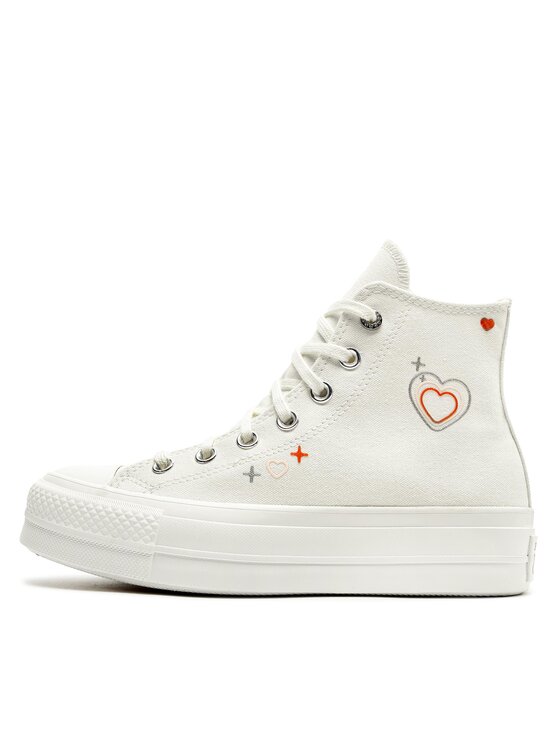 Converse Converse Scarpe da ginnastica Chuck Taylor All Star Lift Platform Y2K A09114C Bianco