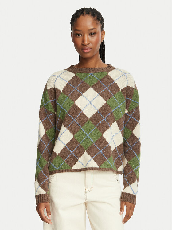 Weekend Max Mara Weekend Max Mara Πουλόβερ Vasaio 2625366252 Ανοιχτό καφέ Regular Fit