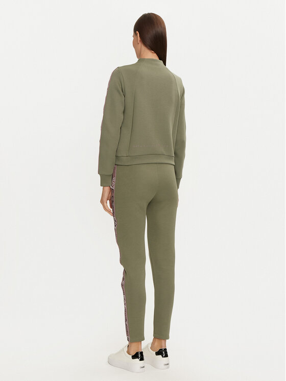 EA7 Emporio Armani EA7 Emporio Armani Trenerka 6DTV51 TJUXZ 1898 Zelena Regular Fit