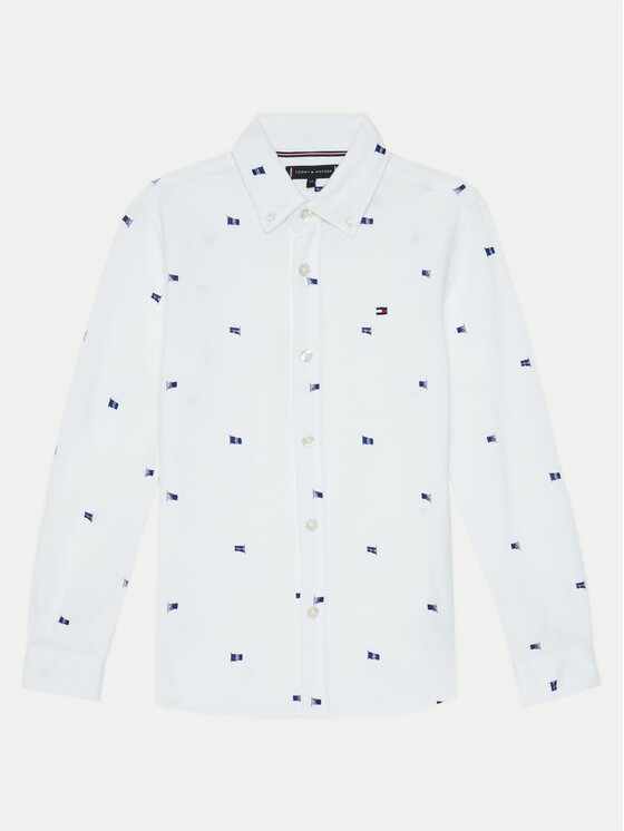 Tommy Hilfiger Tommy Hilfiger Hemd KB0KB09594 Weiß Regular Fit