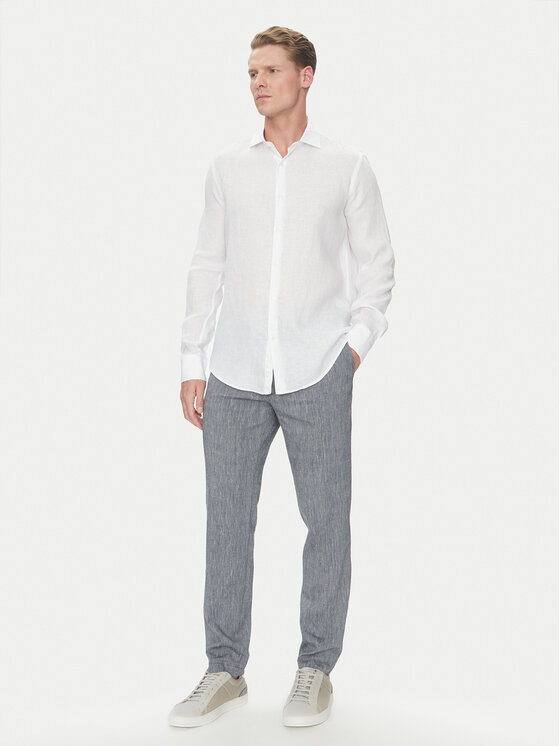 Paul&Shark Paul&Shark Πουκάμισο 25413180CF Λευκό Regular Fit