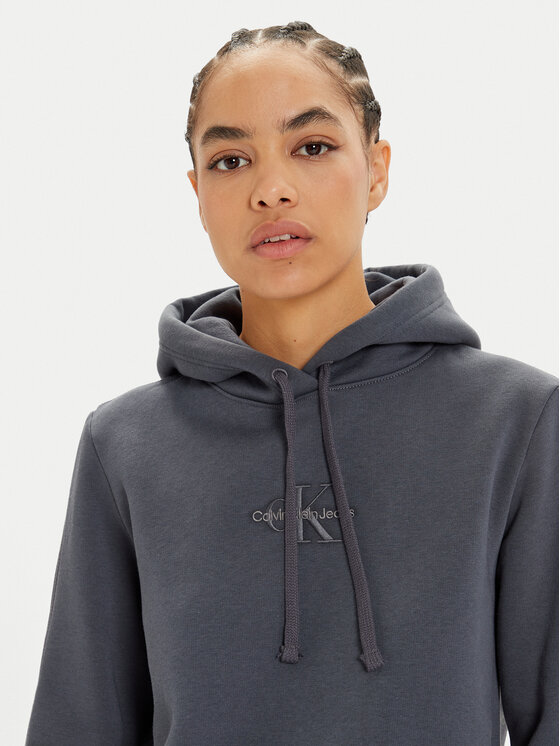Calvin Klein Jeans Calvin Klein Jeans Sweatshirt Monologo J20J223536 Grau Regular Fit