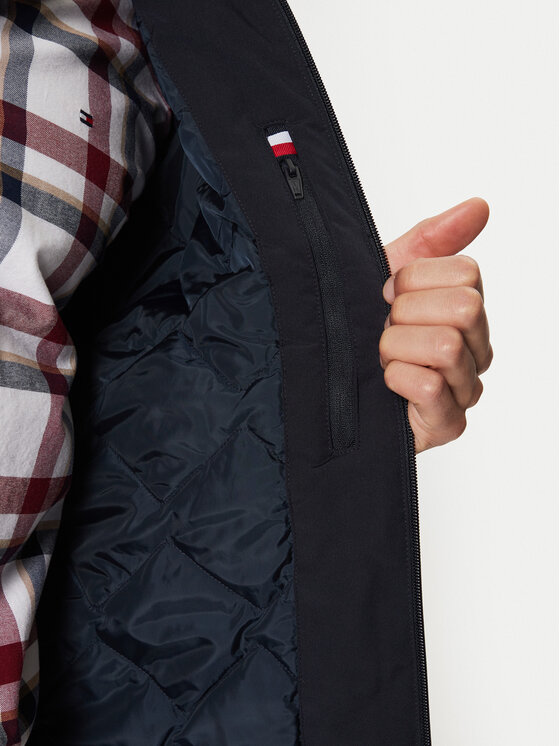 Tommy Hilfiger Tommy Hilfiger Kurtka bomber MW0MW37789 Granatowy Regular Fit