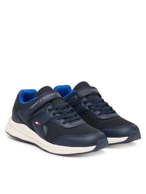 Tommy Hilfiger Tommy Hilfiger Laisvalaikio batai Low Cut Lace-Up T3X9-34378-1697 D Tamsiai mėlyna