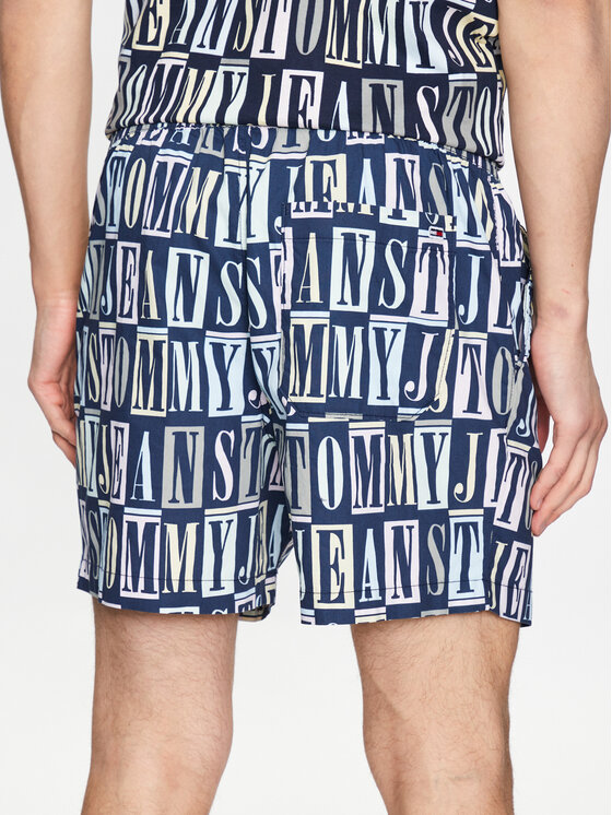 Tommy Jeans Tommy Jeans Shorts da mare DM0DM15971 Blu scuro Regular Fit