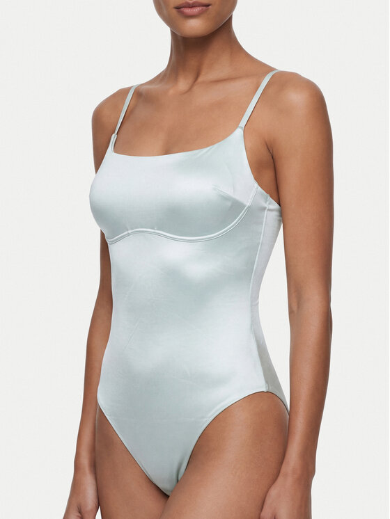 Calvin Klein Swimwear Calvin Klein Swimwear Peldkostīms LV00Q61120 Pelēks