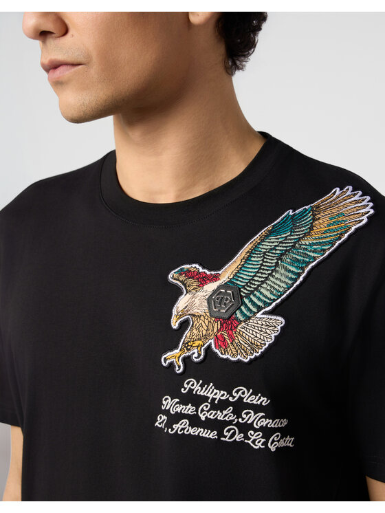 PHILIPP PLEIN PHILIPP PLEIN T-Shirt 29170 Czarny Regular Fit