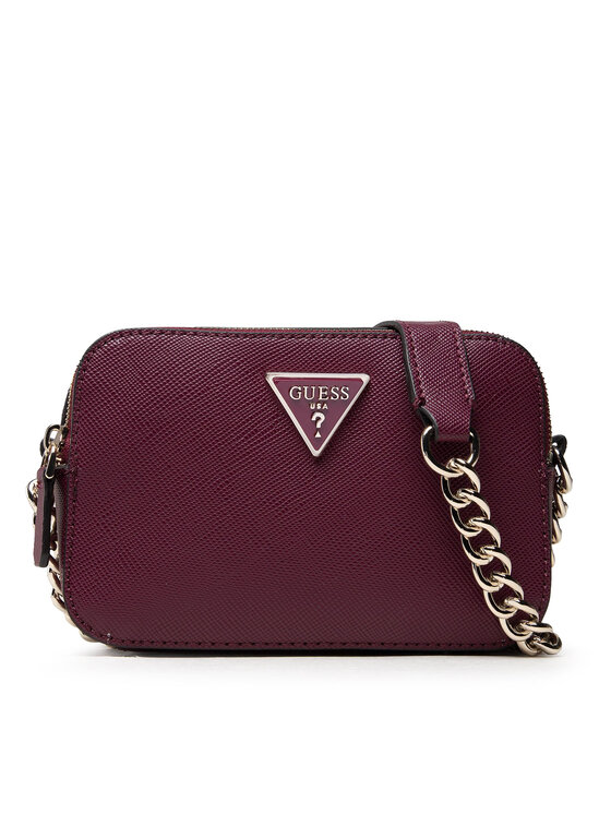 Guess Guess Дамска чанта Noelle HWZG78 79140 Бордо