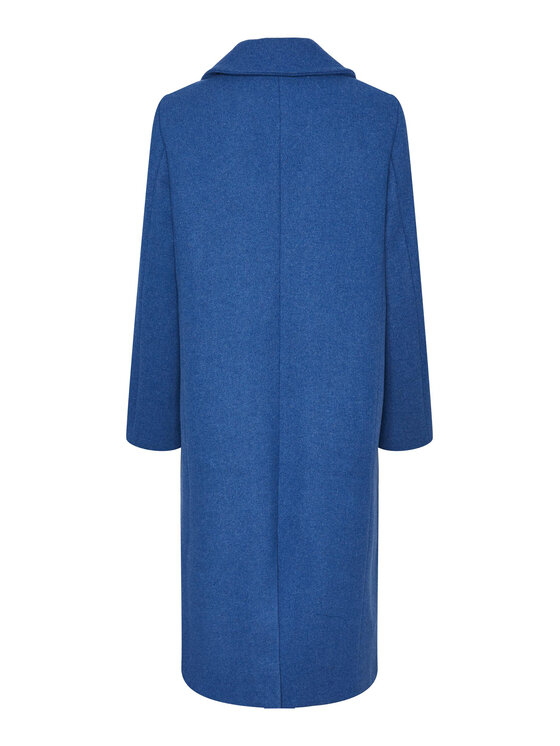 YAS YAS Cappotto di transizione 26030713 Blu Regular Fit