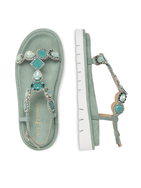 Eva Minge Eva Minge Sandalen MATILDE-V1175-95 Grün