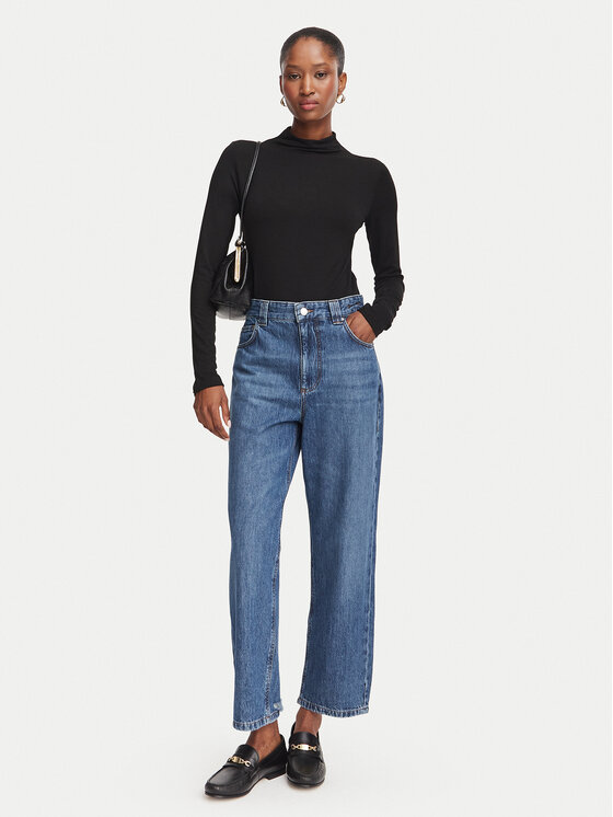 Marella Marella Поло Emme by Marella Zona 2625946011 Черен Slim Fit
