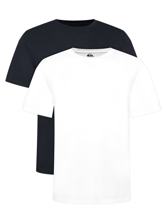 Quiksilver Quiksilver 2er-Set T-Shirts Salt Water EQYZT08137 Schwarz Regular Fit