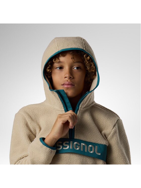 Rossignol Rossignol Polar Jr Alltrack Anorak Fleece Beżowy Regular Fit