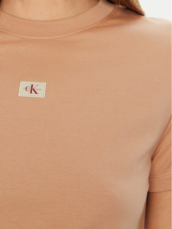 Calvin Klein Jeans Calvin Klein Jeans T-Shirt J20J225084 Beige Regular Fit