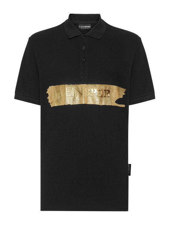 Plein Sport Plein Sport Polo 1387 Czarny Slim Fit