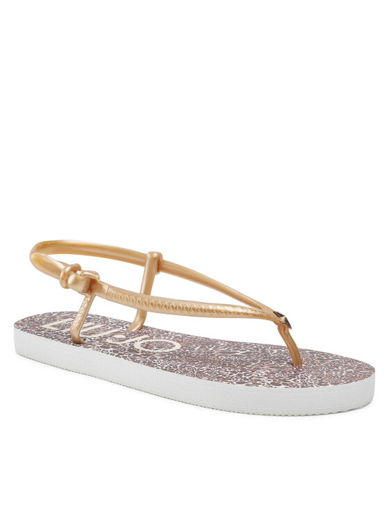 Liu Jo Liu Jo Sandalen Sandalo Stampto VA2153 E0396 Goldfarben