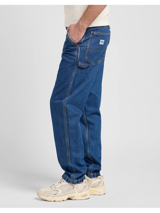 Lee Lee Jeansy CARPENTER Niebieski Loose Fit