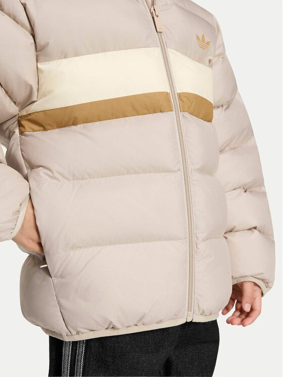 adidas adidas Kurtka zimowa Regular Puffer Blocking KR4651 Beżowy Regular Fit