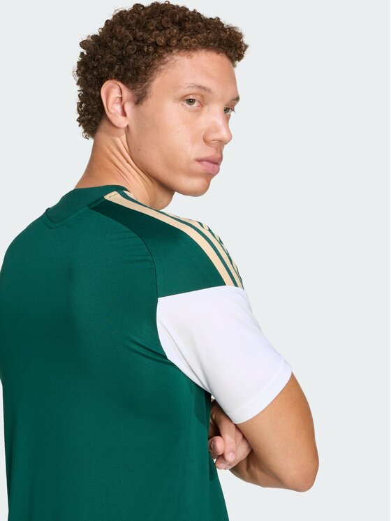 adidas adidas Koszulka techniczna Włochy Zielony Slim Fit
