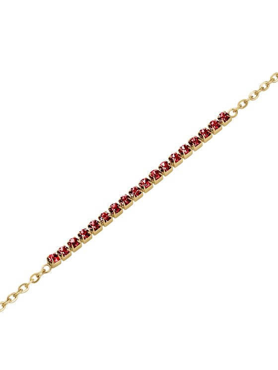 Rosefield Rosefield Bransoletka Gems Color Meaning Czerwony