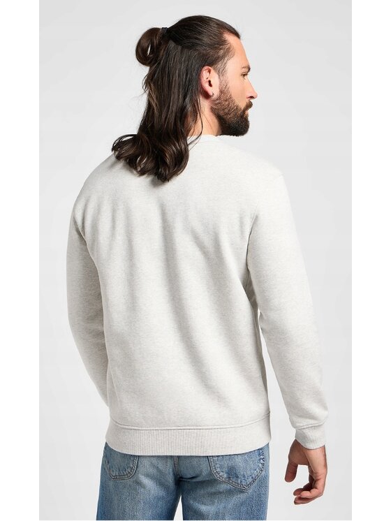 Lee Lee Bluza 101 Sweatshirt Szary Regular Fit