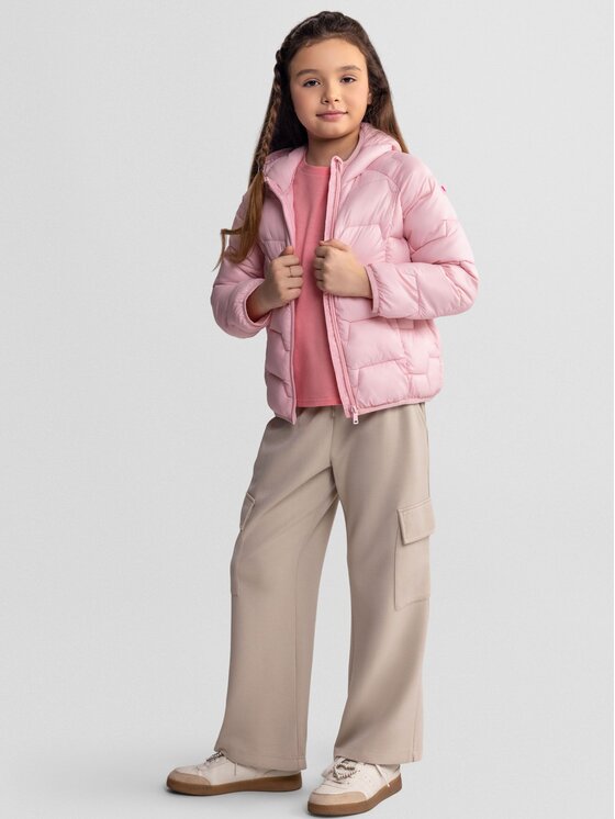 minoti minoti Kurtka przejściowa 30COAT157 Różowy Regular Fit