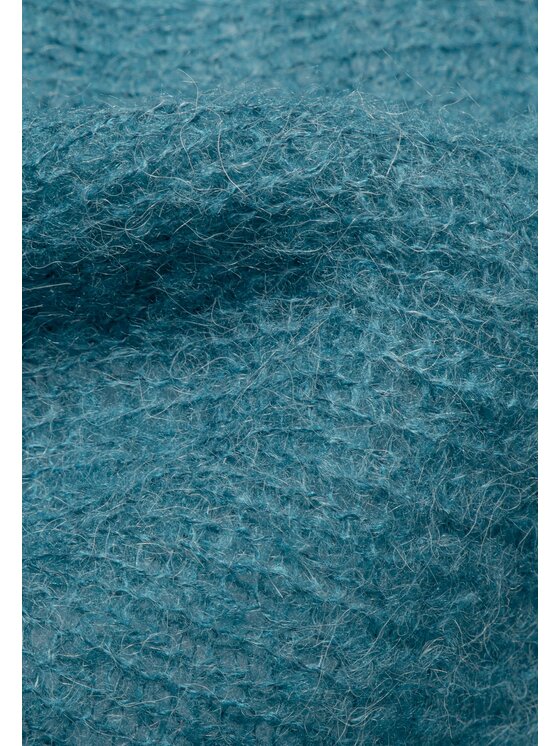 YOU by Tokarska YOU by Tokarska Sweter natalia alpaka Turkusowy Regular Fit