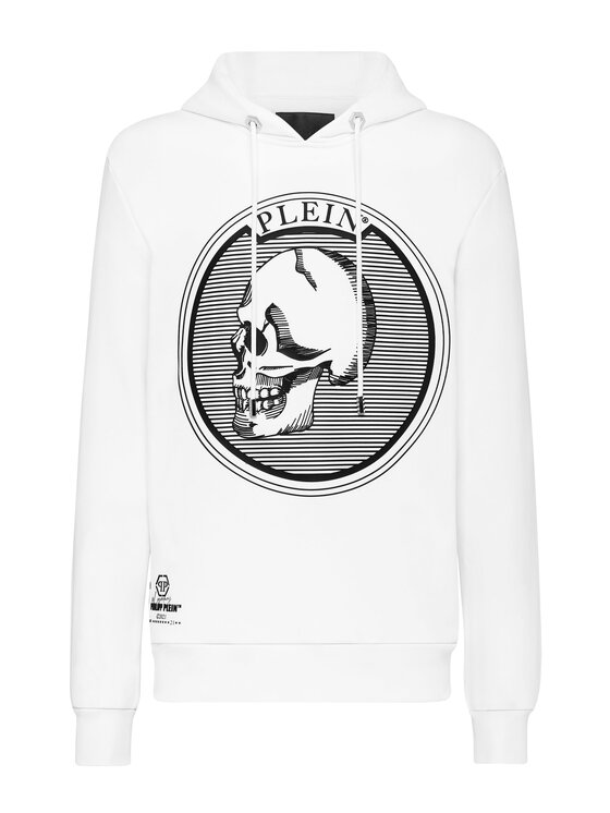 PHILIPP PLEIN PHILIPP PLEIN Bluza 8625 Biały Regular Fit