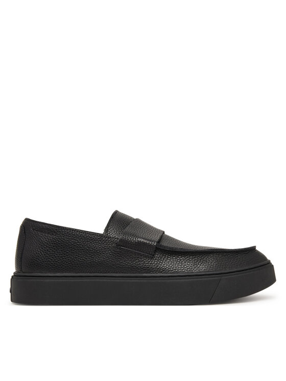 Calvin Klein Loafers Hybrid Clean Loafer Band Tum Lth HM0HM02184 Negru