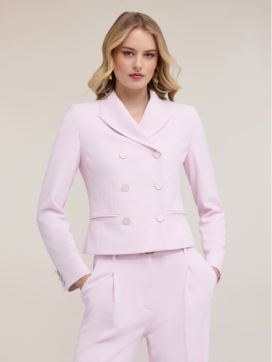 Motivi Motivi Giacca da abito Q050Q001066N006 Rosa Slim Fit