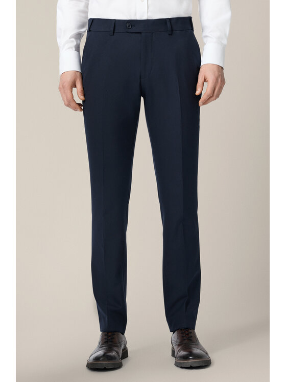 Lancerto Lancerto Garnitur Apricale GA073225000002 Granatowy Slim Fit