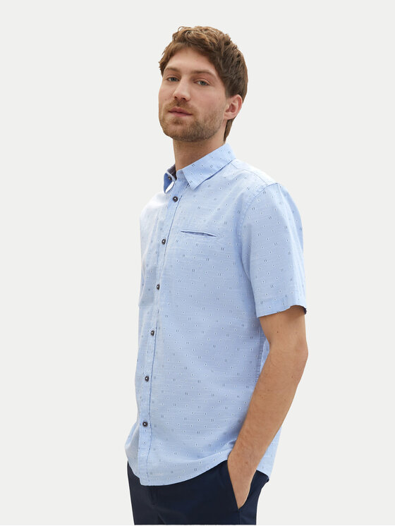 Tom Tailor Tom Tailor Marškiniai 1040138 Mėlyna Regular Fit