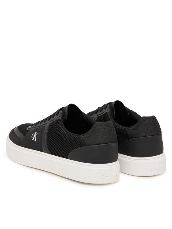 Calvin Klein Calvin Klein Sneakersy Claccic Cups Laceup Knit HM0HM02130 Czarny