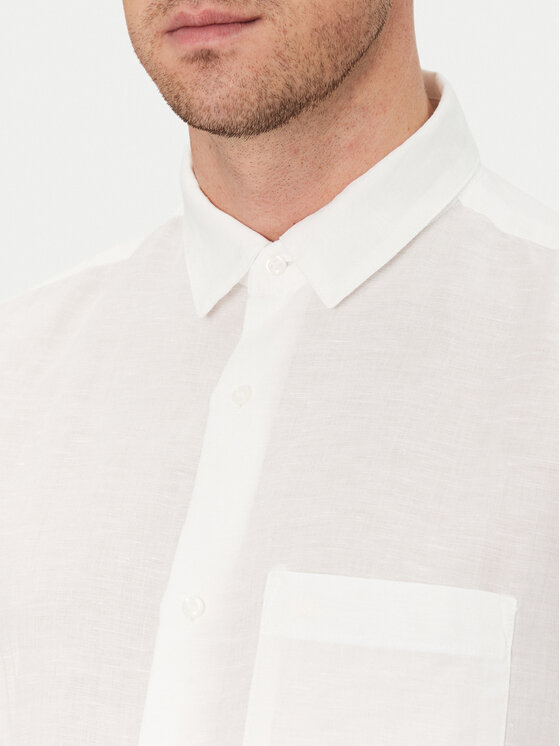 Calvin Klein Calvin Klein Πουκάμισο K10K114488 Λευκό Regular Fit