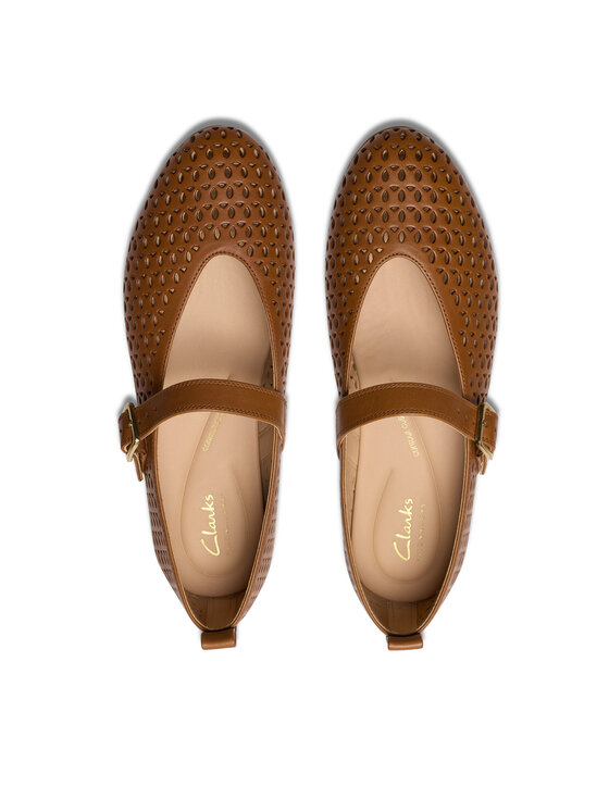 Clarks Clarks Polobotky Fawna Jane 26181228 Hnědá