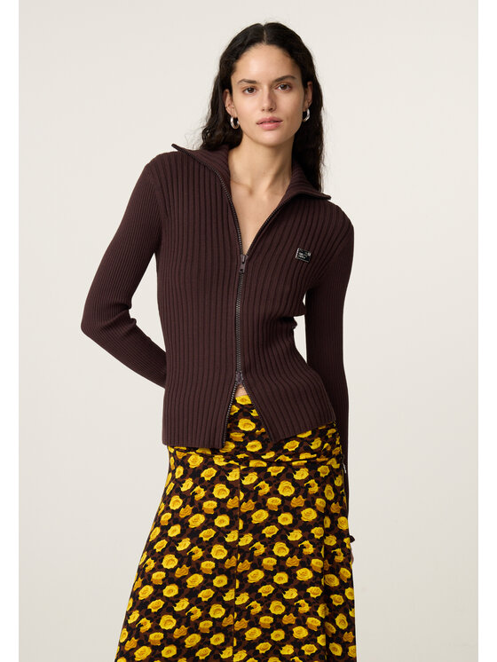 Fabienne Chapot Fabienne Chapot Kardigan 6993-1610-174 Brązowy Regular Fit