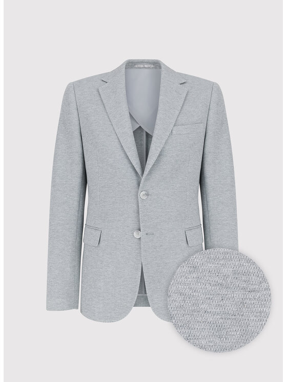 Pako Lorente Pako Lorente Marynarka P26WF-3X-001 Szary Slim Fit