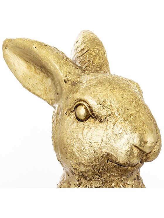 MIAhome MIAhome Figurka królika 44x20x23 cm CONILI Złoty
