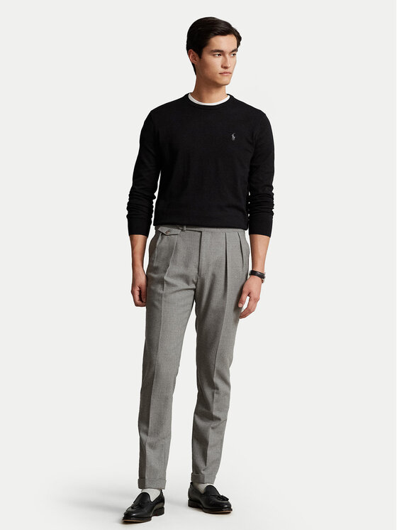Polo Ralph Lauren Polo Ralph Lauren Pulover Ls 710684957008 Črna Slim Fit