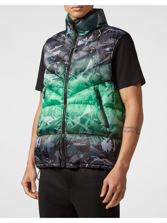 Plein Sport Plein Sport Kamizelka 397 Czarny Regular Fit