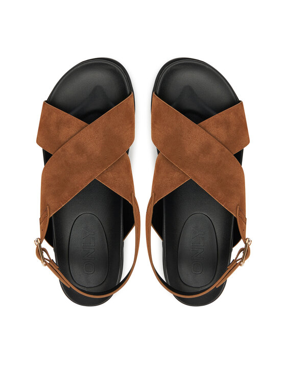 ONLY Shoes ONLY Shoes Sandały Onlminnie 2 15253212 Brązowy