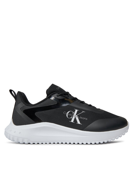 Sneakers Calvin Klein Jeans Eva Runner Low Lace Ml Mix YM0YM00968 Black/Bright White 0GM