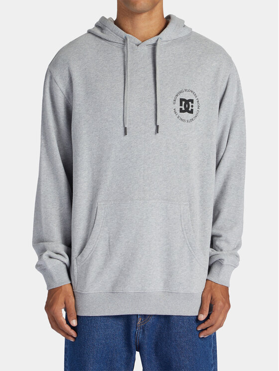 DC Shoes DC Shoes Mikina Concrete Otlr ADYSF03113 Šedá Regular Fit