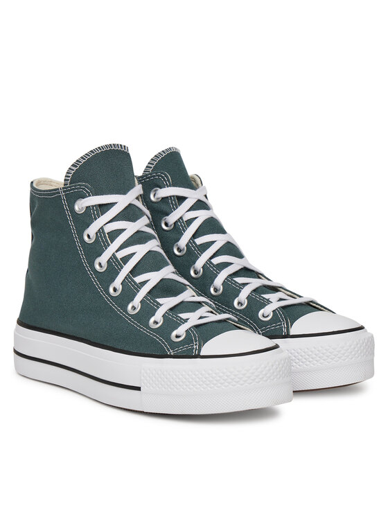 Converse Converse Trampki Chuck Taylor All Star Lift Platform A12596C Zielony