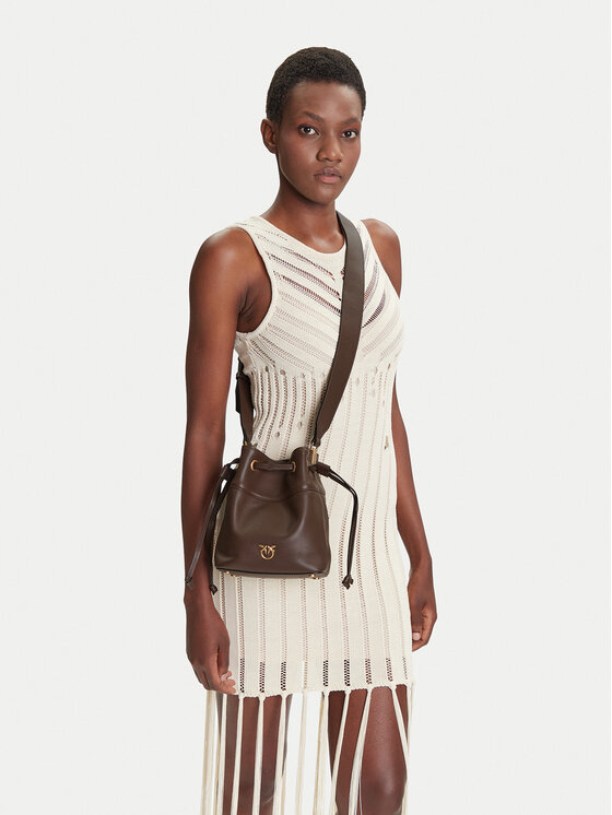 PINKO PINKO Ročna torba Secchiello Mini Al 25-26 104303 A0QO Rjava