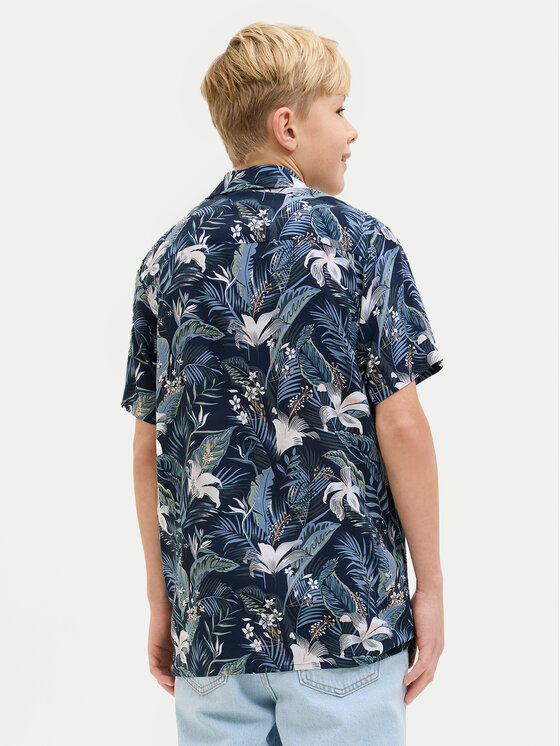 Jack&Jones Jack&Jones Košulja Jeff Tropical 12269119 Tamnoplava Relaxed Fit