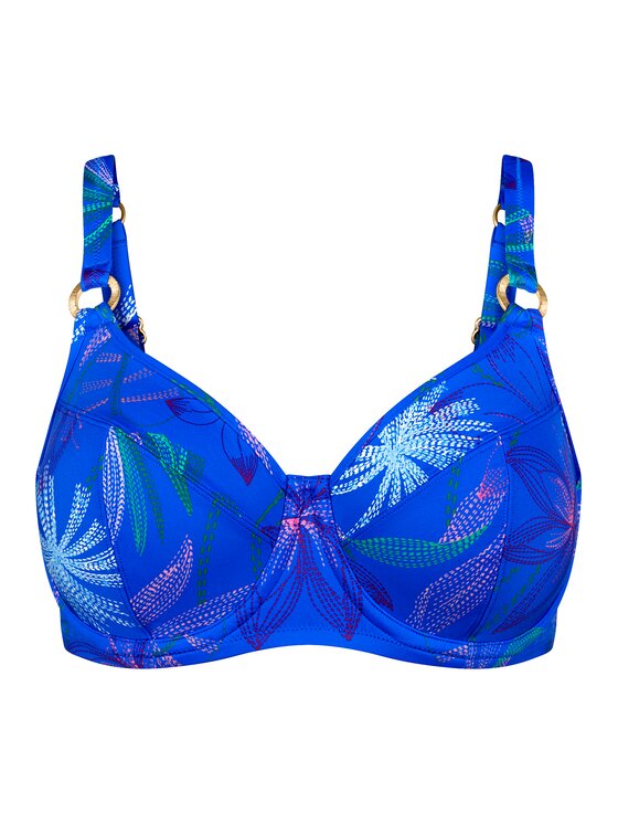 Triumph Triumph Bikini ülemine osa Summer Tropics 10226537 Sinine