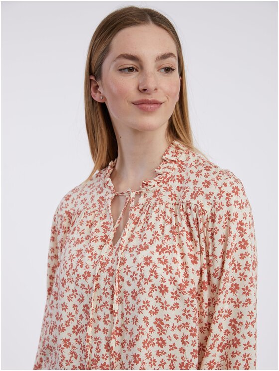 Orsay Orsay Bluzka 650249330000__38 Bordowy Regular Fit