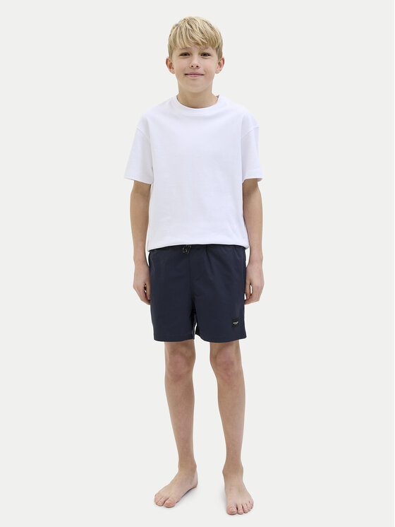 Jack&Jones Junior Jack&Jones Junior Szorty kąpielowe Maui 12273847 Granatowy Regular Fit