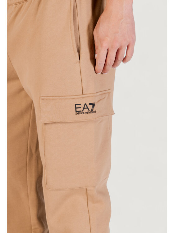 EA7 Emporio Armani EA7 Emporio Armani Pantaloni da tuta 8NPP68 PJVTZ Beige Casual Fit